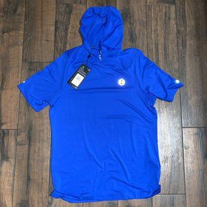 Under Armour RUSH men's shirt tee hoodie M blue Cellient